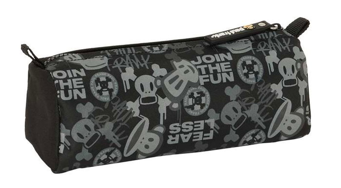Estuche Escolar Paul Frank Join the fun Negro 21 x 8 x 7 cm