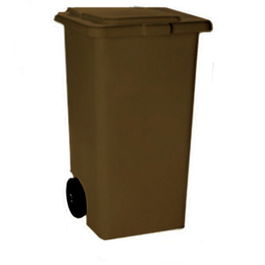 Congost NormaPlas Cubo de Basura con Pedal, Marrón, Capacidad 60 Litros (70 x 45 x 51 cm)