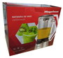 MAGEFESA Batidora de vaso Blendia 800 W 1,5 L con jarra de cristal y función pica-hielo. (MGF4246) sitting on stainless steel design.