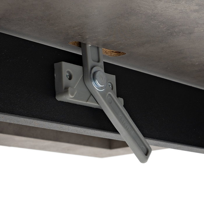 Mesa Extensible Gris Metal-Madera Pax 138 X 85 X 76 cm Mesa Extensible Gris Metal-Madera Pax 138 X 85 X 76 cm