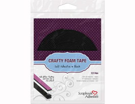 Scrapbook Adhesives by 3L Adhesivo espuma 3D cinta negro Rollo 10mmx2mmx4m
