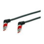 ROLINE Cable USB 2.0 Tipo-C a Tipo-C con rotación de 360 grados, Negro/Rojo, 2m
