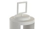 DKD Home Decor Portavelas de Metal Gris Claro 17x17x55,5 cm