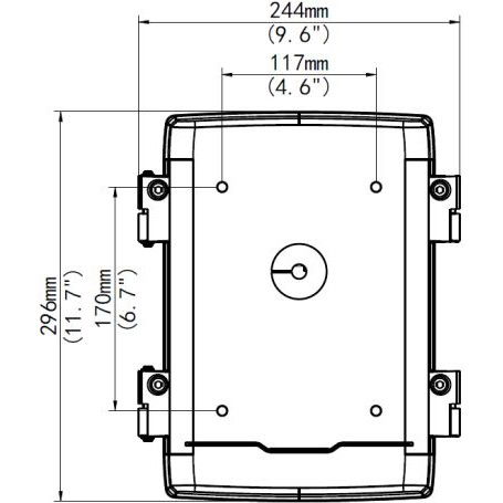 ALLNET Junctionbox/Montagebox para Cámara ALL-CAM2498-LEP | Caja de Empalme y Montaje
