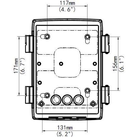 ALLNET Junctionbox/Montagebox para Cámara ALL-CAM2498-LEP | Caja de Empalme y Montaje