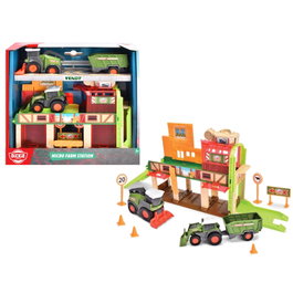 Dickie Micro Farm Station con 3 Vehículos Fendt