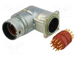 LAPP Conector M23 industrial macho de 17 pines con protección IP65