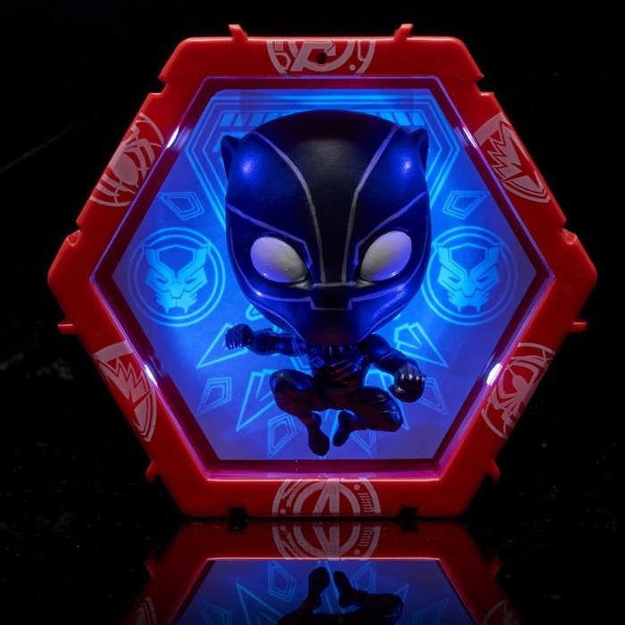 WOW! Stuff Figura Marvel Black Panther Pod - Figura LED con sensor de movimiento, coleccionable