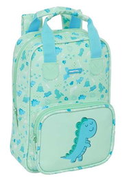 Mochila Infantil Safta Dino Verde 20 x 28 x 8 cm