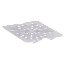 CAMBRO Fondo para drenaje GN 1/2 - 26,5 x 32,5 cm - Blanco translúcido