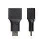 GoodConnections Alcasa USB-AD201 - Adaptador USB-C Macho a USB-A Hembra, Velocidad 480 Mbps, Negro