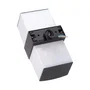 Aplique LED Ussuriysk 2x6W para Pared Exterior Aluminio Moderno 1200 Lúmenes