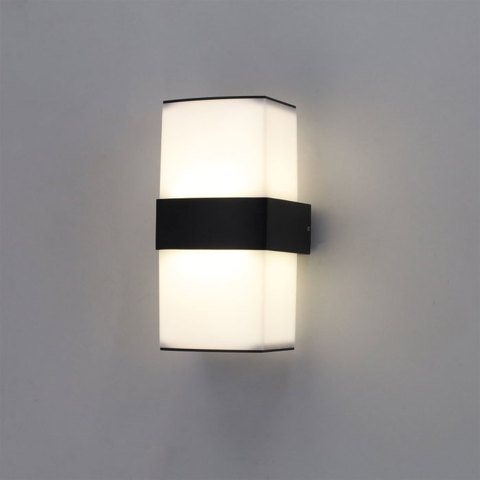 Aplique LED Ussuriysk 2x6W Exterior Aluminio 1200 Lumenes con Chip COB