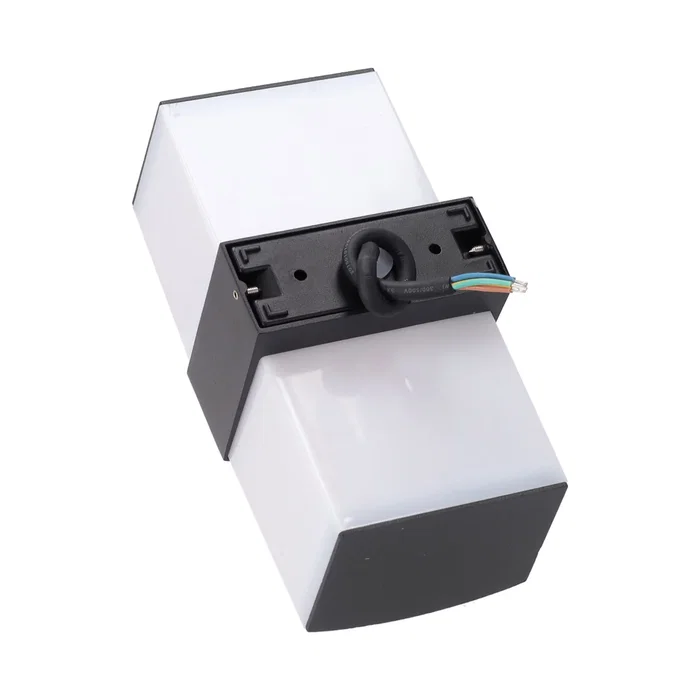 Aplique LED Ussuriysk 2x6W para Pared Exterior Aluminio Moderno 1200 Lúmenes