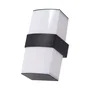 Aplique LED Ussuriysk 2x6W para Pared Exterior Aluminio Moderno 1200 Lúmenes