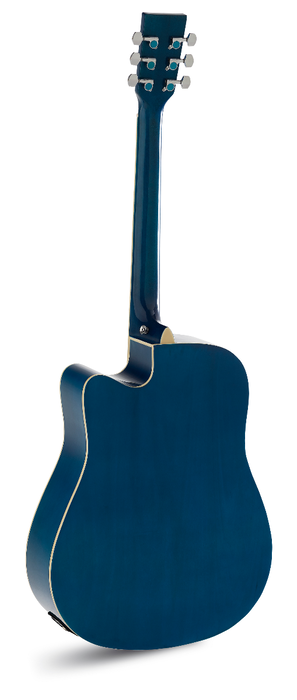 Guitarra Acústica Admira Tennessee Azul Brillo