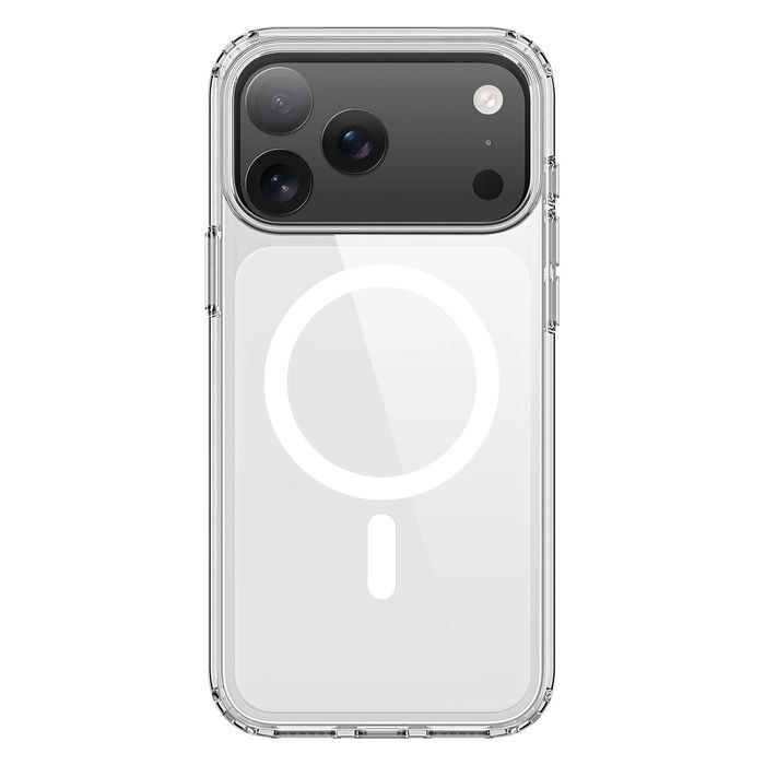 Nevox StyleShell SHOCKFlex - Funda Transparente Compatible con MagSafe para iPhone 17 Pro (2532), Policarbonato y TPU, Protección Antigolpes