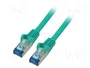 GOOBAY Patch Cord Cat 6a S/FTP 50m Verde