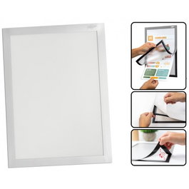 Faibo Marco Magnético Adhesivo A4 Gris 40101