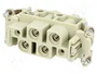 HARTING Han K 4/2 Pin Female Insert - Plantilla de contacto HDC hembra