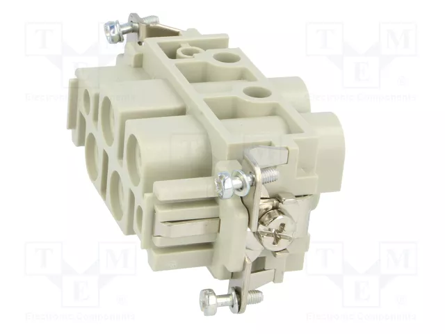 HARTING Han K 4/2 Pin Female Insert - Plantilla de contacto HDC hembra HARTING Han K 4/2 Pin Female Insert - Plantilla de contacto HDC hembra
