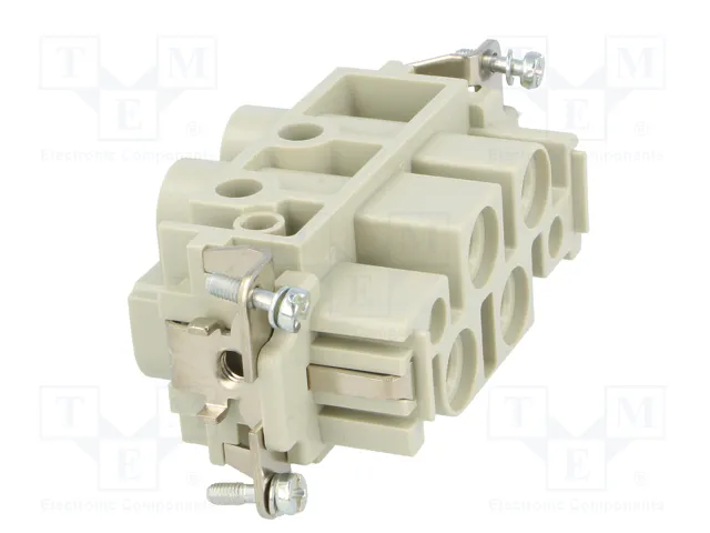 HARTING Han K 4/2 Pin Female Insert - Plantilla de contacto HDC hembra HARTING Han K 4/2 Pin Female Insert - Plantilla de contacto HDC hembra
