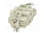 HARTING Han K 4/2 Pin Female Insert - Plantilla de contacto HDC hembra