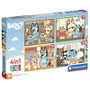 CLEMENTONI Puzzle Progresivo 4 en 1 Bluey