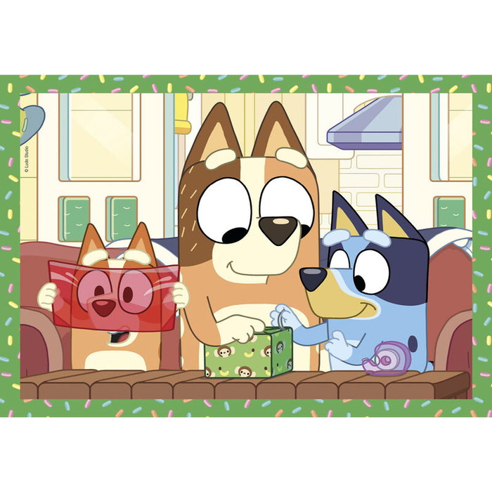CLEMENTONI Puzzle Progresivo 4 en 1 Bluey CLEMENTONI Puzzle Progresivo 4 en 1 Bluey