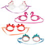 Jet Lag Gafas de Natación Infantiles con Diseños Divertidos (Cangrejo, Tiburón, Unicornio, Flamenco) Ajustables