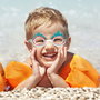 Jet Lag Gafas de Natación Infantiles con Diseños Divertidos (Cangrejo, Tiburón, Unicornio, Flamenco) Ajustables