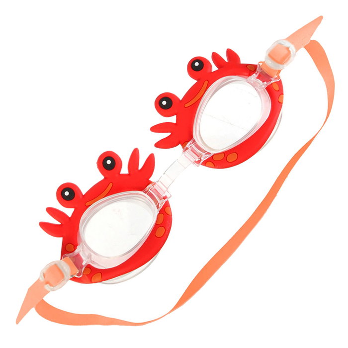 Jet Lag Gafas de Natación Infantiles con Diseños Divertidos (Cangrejo, Tiburón, Unicornio, Flamenco) Ajustables