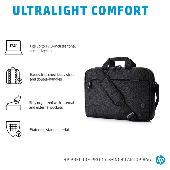 HP Prelude Bolsa para Portátil de 17,3 Pulgadas - Gris HP Prelude Bolsa para Portátil de 17,3 Pulgadas - Gris