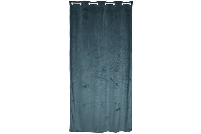 DKD Home Decor Stars Cortina Turquesa 2 x 260 x 140 cm (2 Unidades)