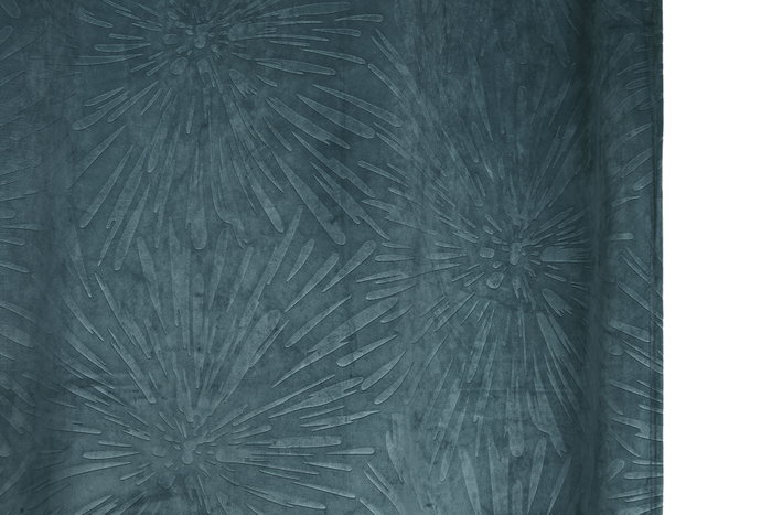 DKD Home Decor Stars Cortina Turquesa 2 x 260 x 140 cm (2 Unidades)