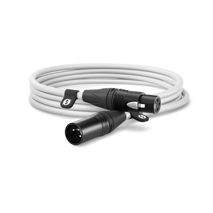 RODE Cable XLR Premium de 3M (Blanco) con Cableado Canare y Conectores Neutrik para Audio Profesional RODE Cable XLR Premium de 3M (Blanco) con Cableado Canare y Conectores Neutrik para Audio Profesional