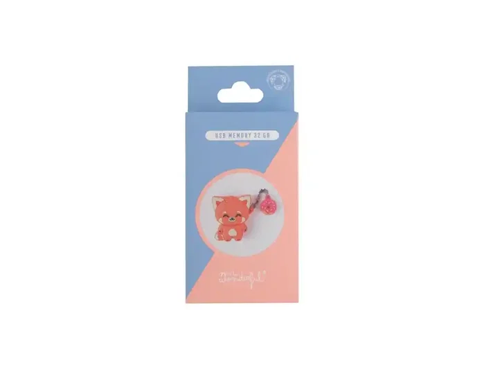Wondee Memoria usb mr wonderful 32gb panda rojo
