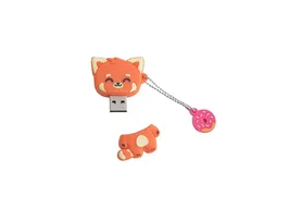Wondee Memoria usb mr wonderful 32gb panda rojo