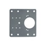 Micel Placa reparación bisagra cazoleta modelo BC14 acero inoxidable 90x90 mm