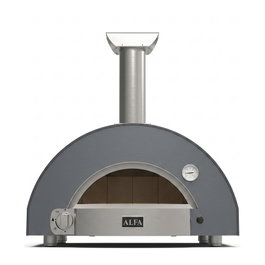 Alfa Forni Classico 2 Pizze Hybrid Horno para pizza piedra refractaria slate gray