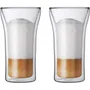 Bodum BOD0727015530215 Juego de 2 Vasos de Doble Pared, Transparente, 0,2 L