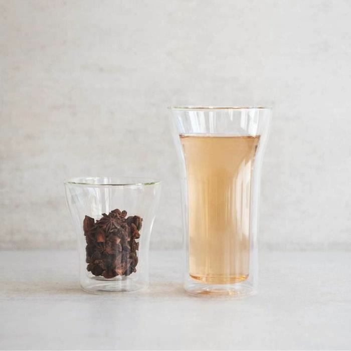 Bodum Juego de 2 vasos Assam Doble pared Transparente