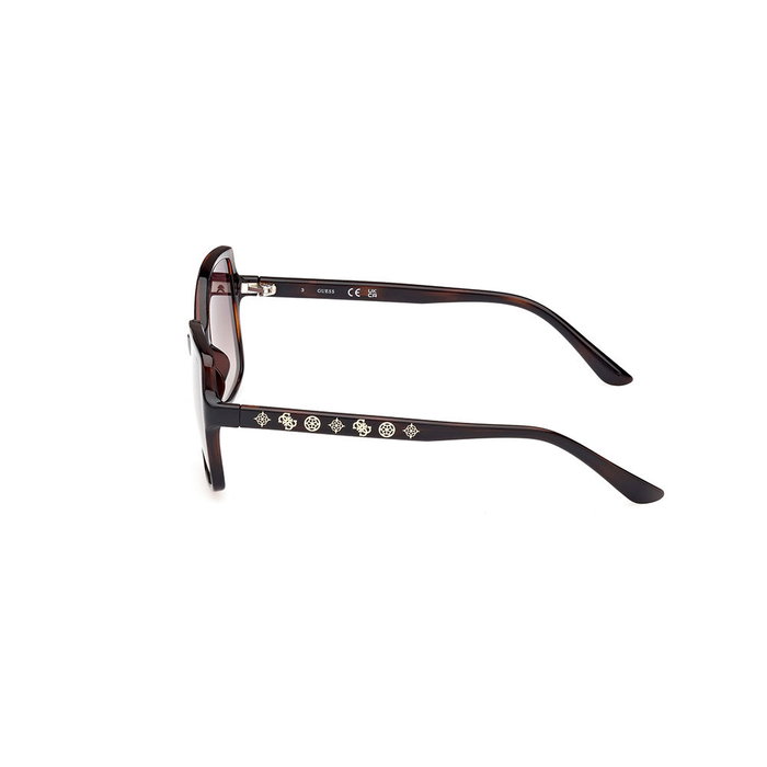 Guess Gafas de Sol GU00100 52F para Mujer - Forma Cuadrada, Habana Oscuro