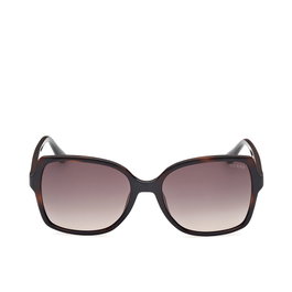 Guess Gafas de Sol GU00100 52F para Mujer - Forma Cuadrada, Habana Oscuro