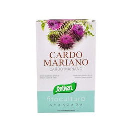 SANTIVERI Cardo Mariano 40 Cápsulas - Ayuda a la Función Hepática Vegano