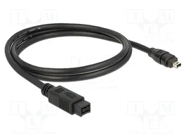 DeLOCK Cable FireWire 9 Pin a 4 Pin, 1 m, Gris