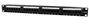 Phasak Panel de transferencia Cat.6 24p Negro con organizador de cables GB 4825