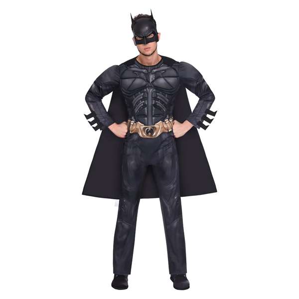 W.B. Disfraz Batman El Caballero Oscuro Adulto Talla L