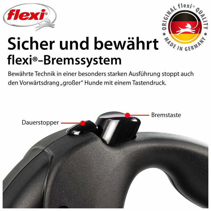 Flexi Correa Flexi Giant L Cinta 8 M Black Edition (Set de 12)