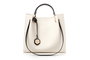 Vince Camuto Sicilia - Bolso Bandolera Mujer en Piel Sintética Color Crema, Medidas 32x14x28 cm